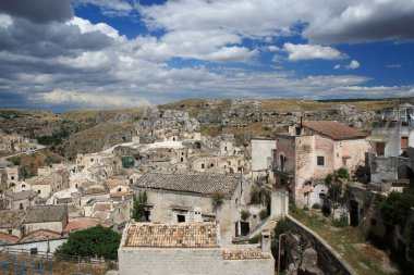 sassi matera, Güney İtalya.