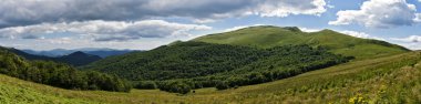 Bieszczady Dağlar panoramik