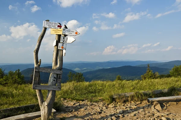 stock image Trail signpost