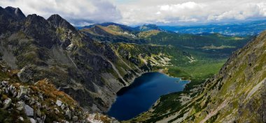 Panoramic of Tatras mountain clipart