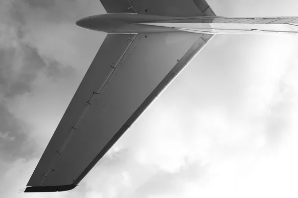 Flugzeugheck — Stockfoto