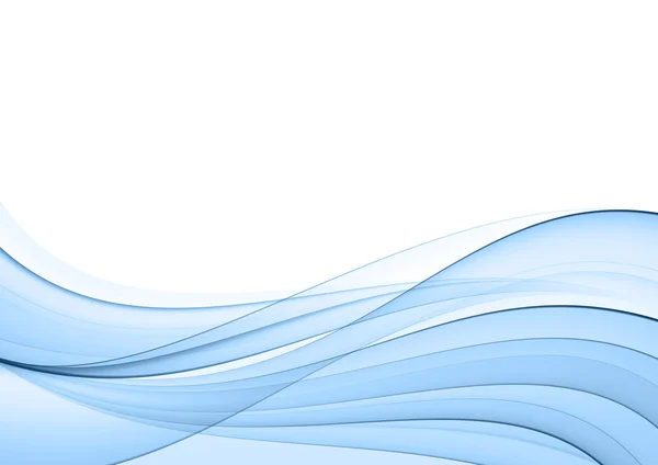 Абстрактная синяя волна Лицензионные Стоковые Фото