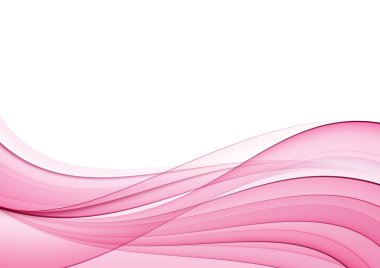 Abstract pink wave