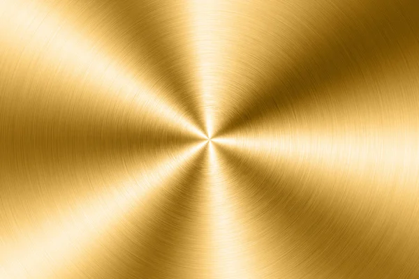 Gebürstetes Gold Metallplatte — Stockfoto