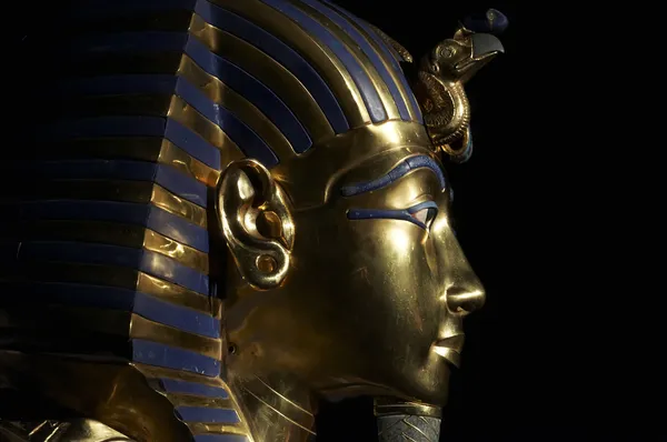 Zlatá maska Tutanchamonovy Stock Snímky