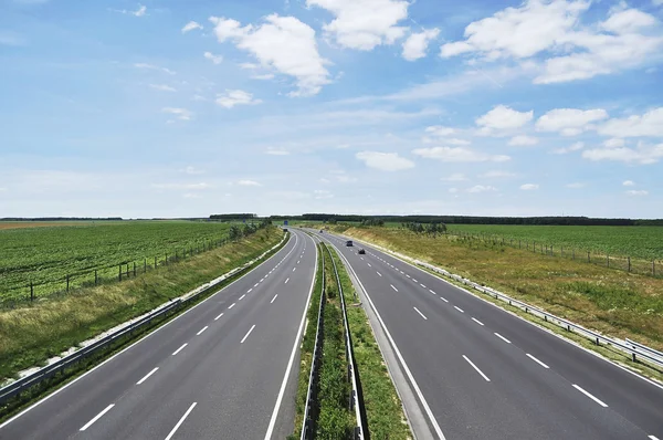 Four-lane motorway — Stock Photo, Image