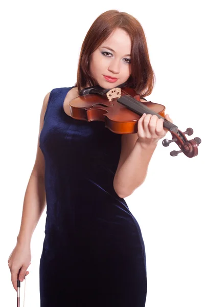 Lindo violinista — Fotografia de Stock