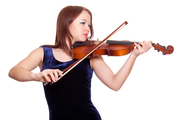 Vackra violinist — Stockfoto