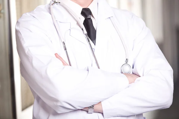 Orvos, fehér egyenruhát — Stock Fotó
