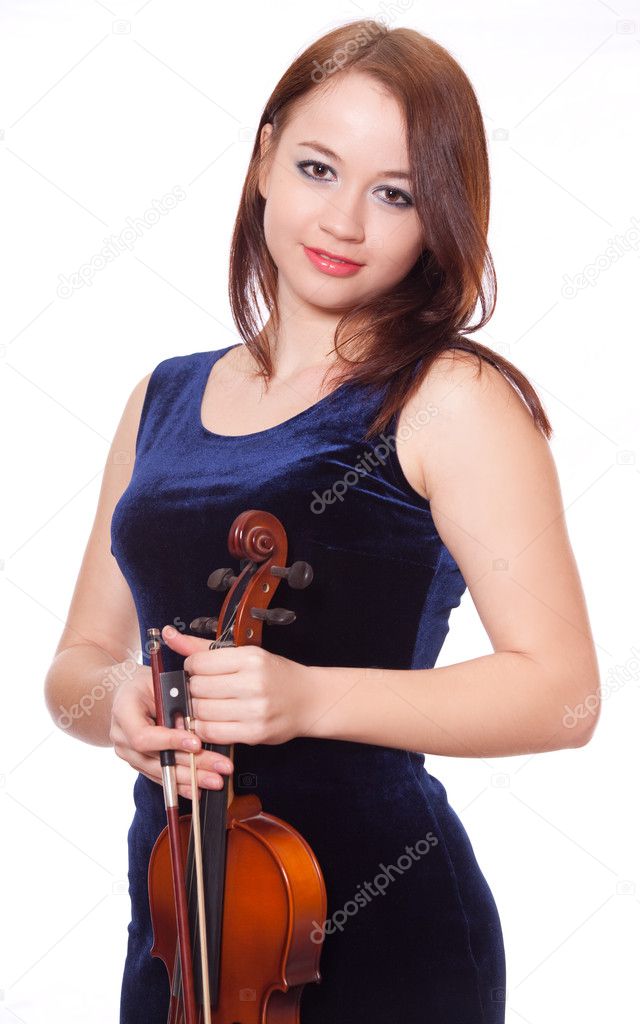 Beautiful violinist