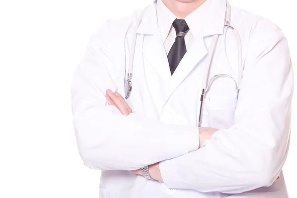 Доктор в белой форме — стоковое фото