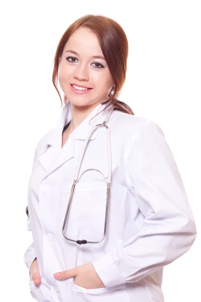 Orvos, fehér egyenruhát — Stock Fotó