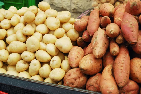 Крупним планом картопля — стокове фото