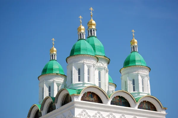 Cupolas of church in Russia — Stock Photo, Image
