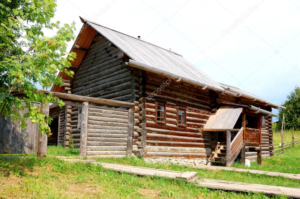 Traditional russian rural house