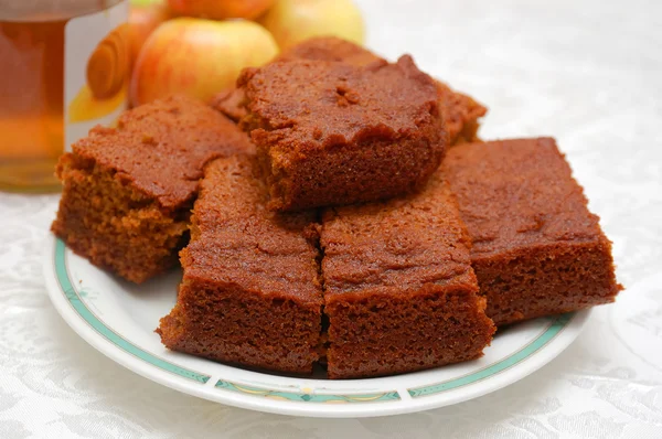 Stock image Close up of honey cake