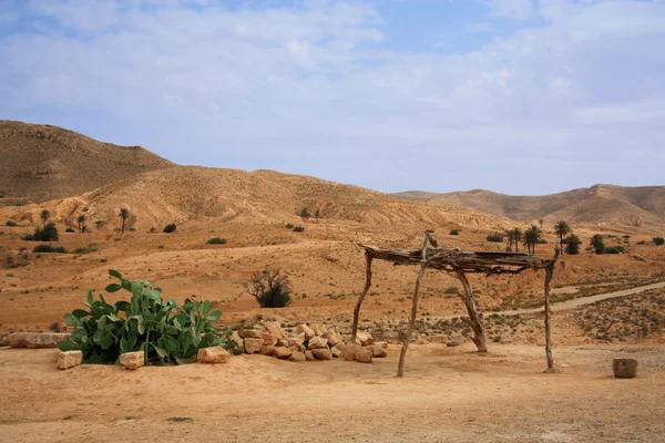 Остановка в пустыне — стоковое фото