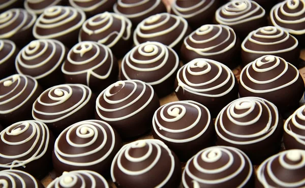 Ručně vyráběné čokoládové sladký — Stock fotografie