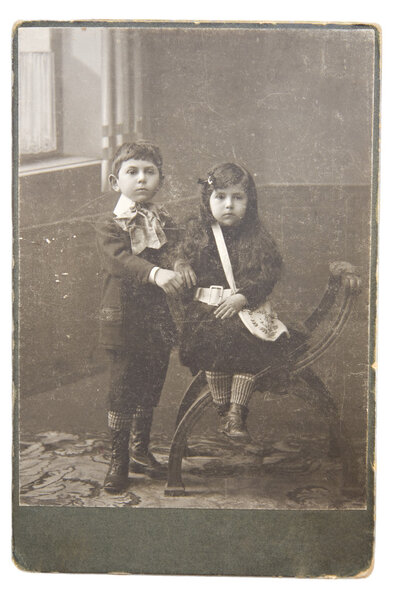 Children's family portrait