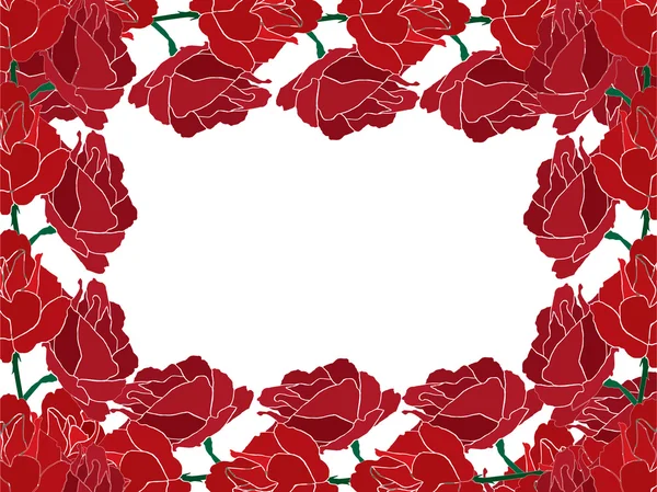 Рамка Розы — стоковый вектор