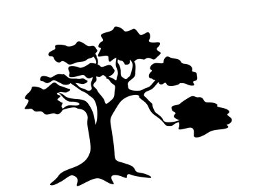 Tree silhouette clipart