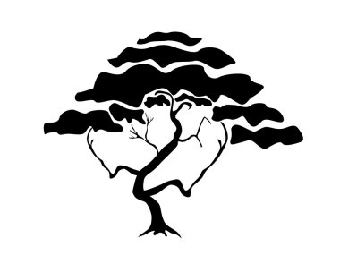 Tree silhouette clipart