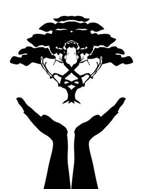 Tree silhouette clipart