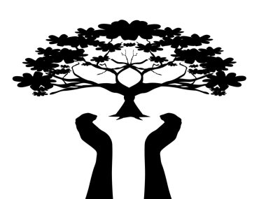 Tree silhouette clipart