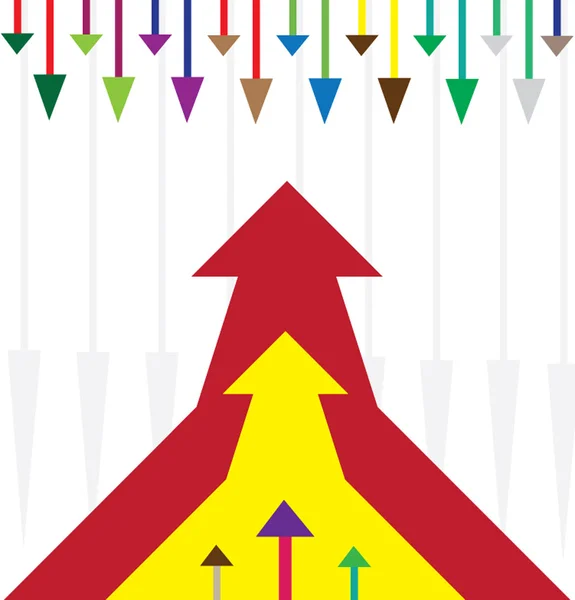 Multicolor pilar — Stock vektor