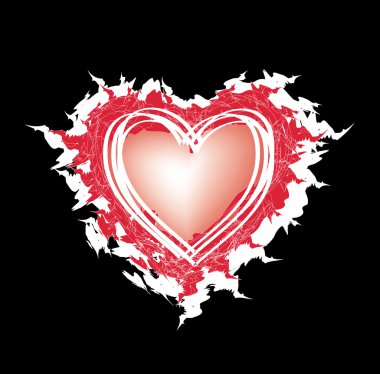 Abstract heart clipart