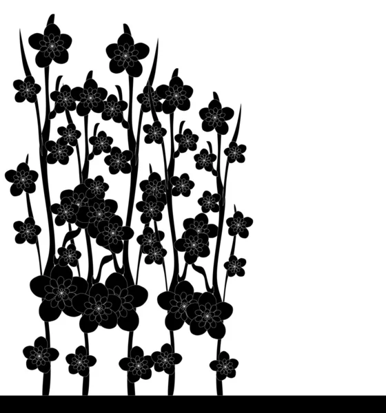 Invitación floral — Archivo Imágenes Vectoriales