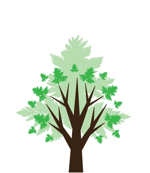 Abstrakter Baum — Stockvektor