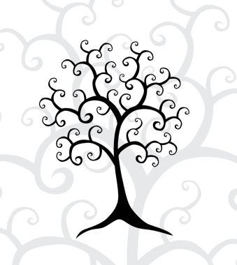 Abstract tree clipart