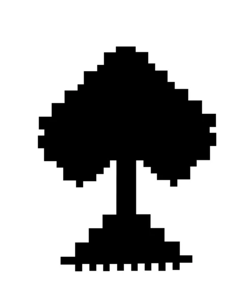 Silhouette dell'albero — Vettoriale Stock