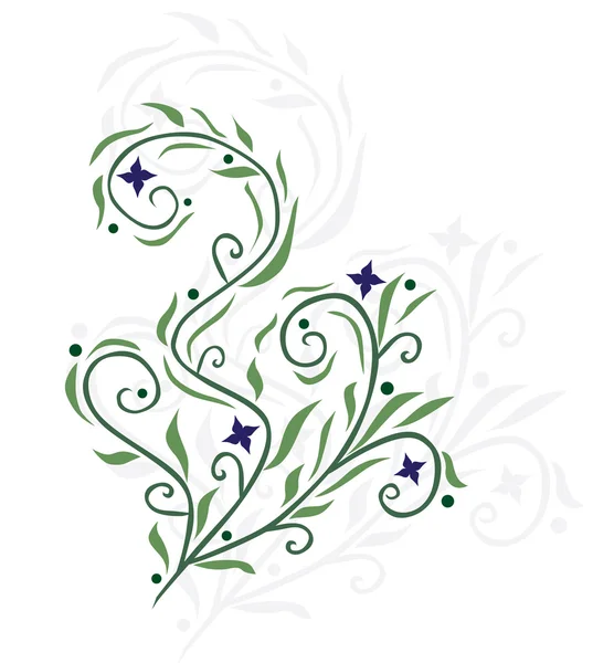 Αφηρημένο floral διακόσμηση — Διανυσματικό Αρχείο