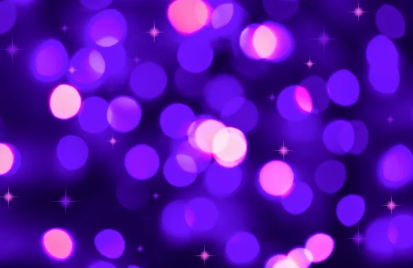 Sfondo di luci lilla sfocate — Foto Stock