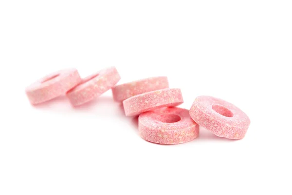 Ροζ βιταμίνη καραμέλες — Φωτογραφία Αρχείου