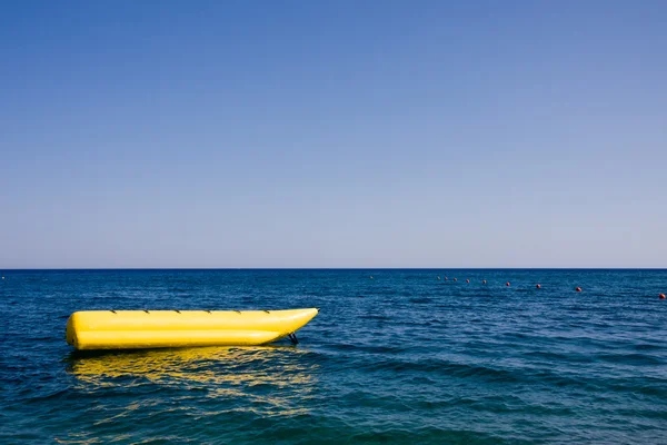 stock image Banana boat in a sea