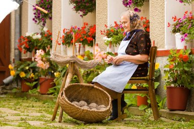 yaşlı çift portre