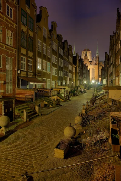 Mary's Street in Gdansk, Poland. — Stock Photo, Image