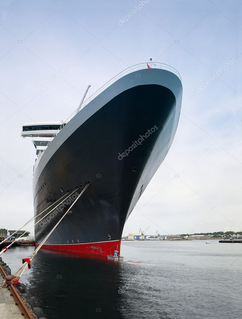 Huge passenger ship