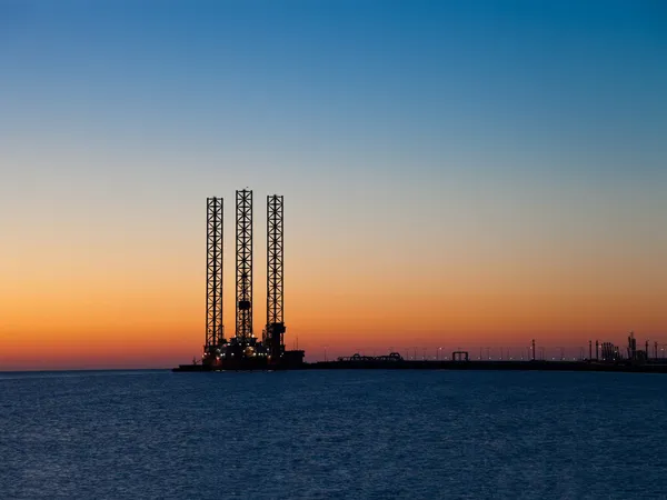 Plataforma petrolífera — Fotografia de Stock
