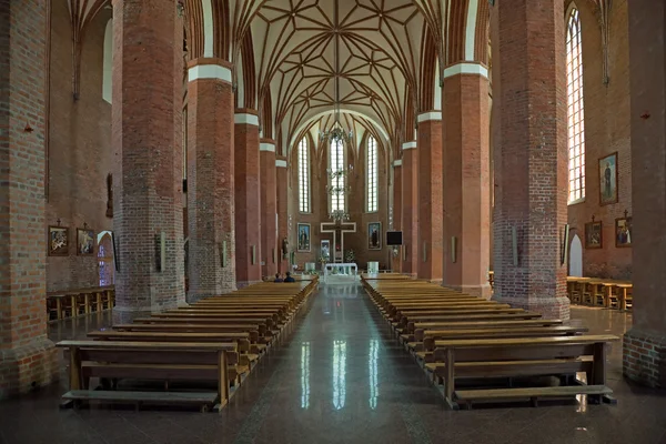 Basilica of Sts. Catherine in Braniewo, Poland. — Stock Photo, Image