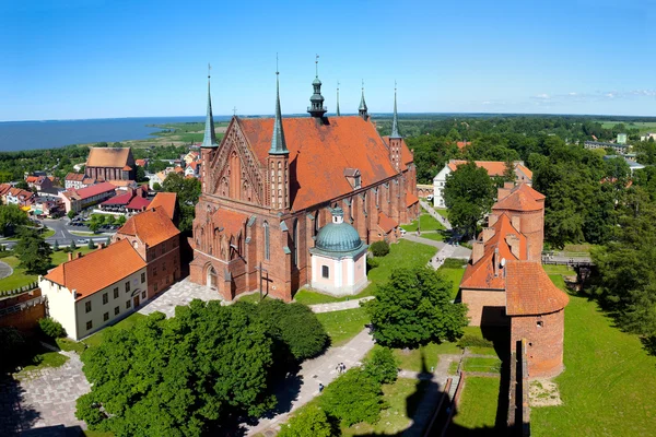 Kathedraal in frombork, Polen — Stockfoto