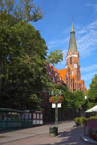 Kościół w Sopocie — Zdjęcie stockowe