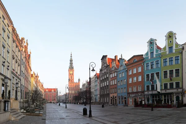 Gamlebyen i Gdansk – stockfoto