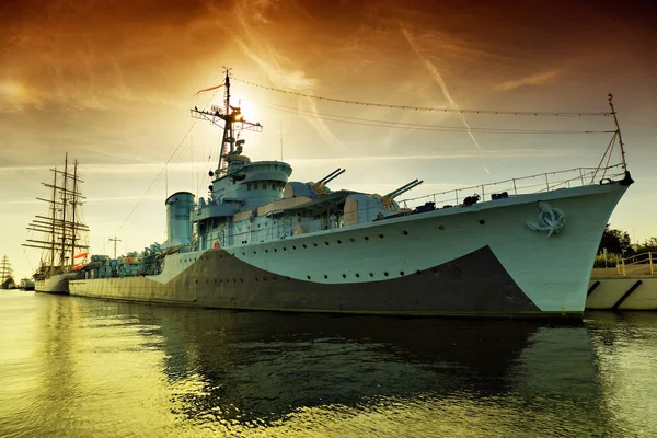 Πολεμικό πλοίο — Φωτογραφία Αρχείου