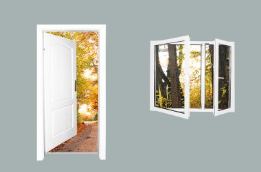 Door to new world clipart