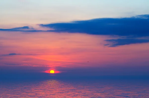 Zee bij zonsondergang — Stockfoto