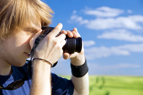 Fotografowanie fotograf — Zdjęcie stockowe